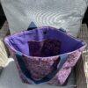 Purple and Peach Batik Tote Bag - Image 3