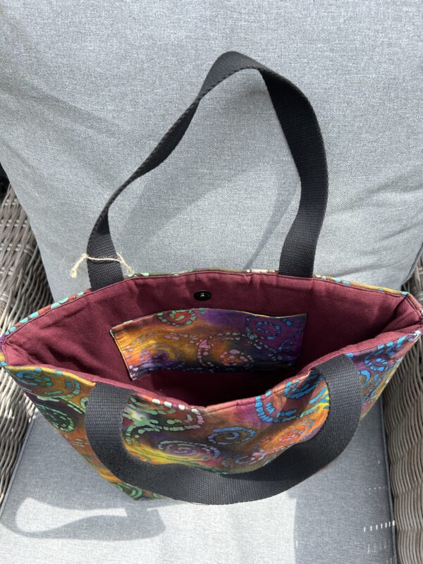 Batik Swirl Tote Bag - Image 2