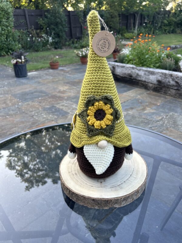 Pistachio Sunflower Gnome