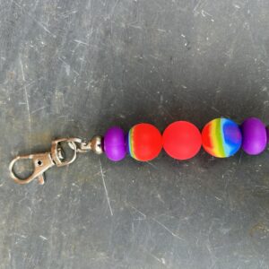Rainbow tones keychain