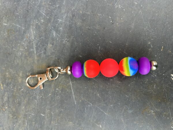Rainbow tones keychain