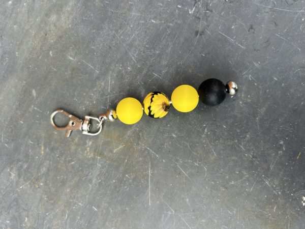 Sunflower Yellows Keychain