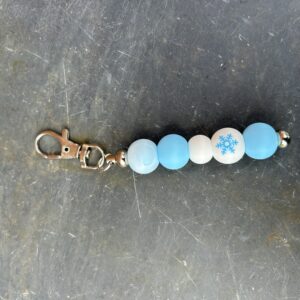 Snowflake Keychain