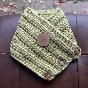 Pistachio Tweed Cowl