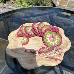 Raspberry/ Meadow/ Yellow/ Rose Wind Spinner