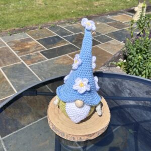 Cloud Blue Flower Gnome