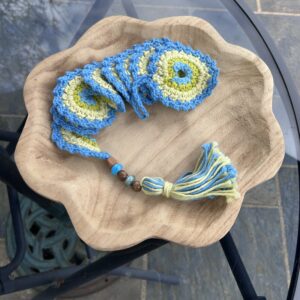 Blue/lime sorbet/celery wind spinner