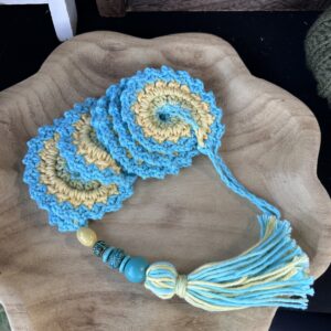 Blue/lemon/eucalyptus Wind Spinner