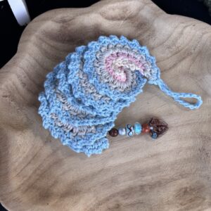 Blue/silver/pink/blush Wind Spinner