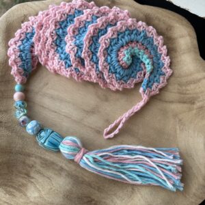 Blue/aqua/pink Wind Spinner