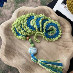 Teal/lime Wind Spinner