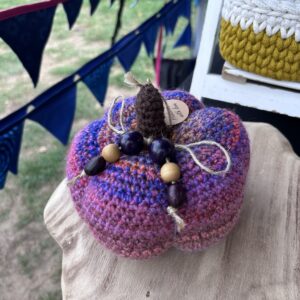 Purple tones medium pumpkin