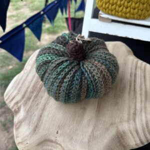 Green tones pumpkin