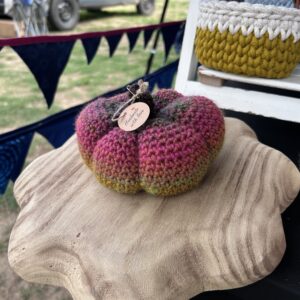 Pink/green tones pumpkin