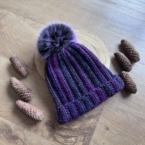 'Aubergine Mix' Hat