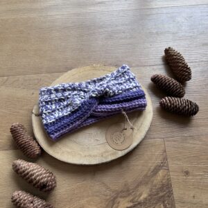Purple/Lilac Fair Isle Earwarmer/Headband