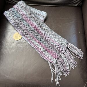 'Chesil Purple' Scarf